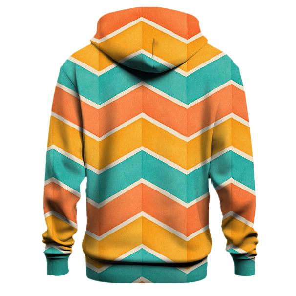 Chevron Accordion V lightweight hoodies