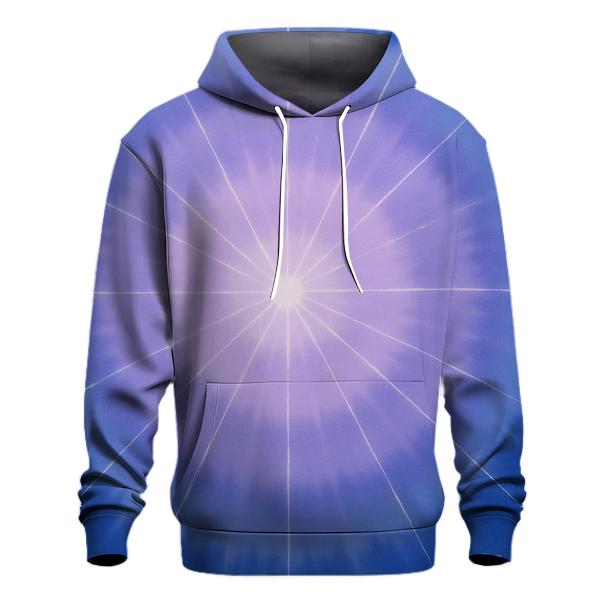 Soft Ombre Radiant Wheel zip-up hoodies