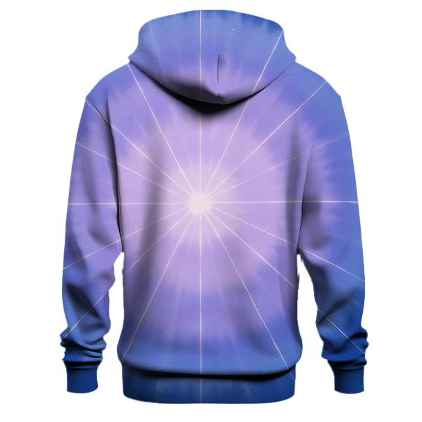 Soft Ombre Radiant Wheel zip-up hoodies