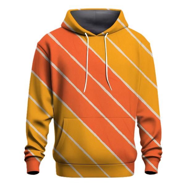 Diagonal Arashi Sunset lightweight hoodies