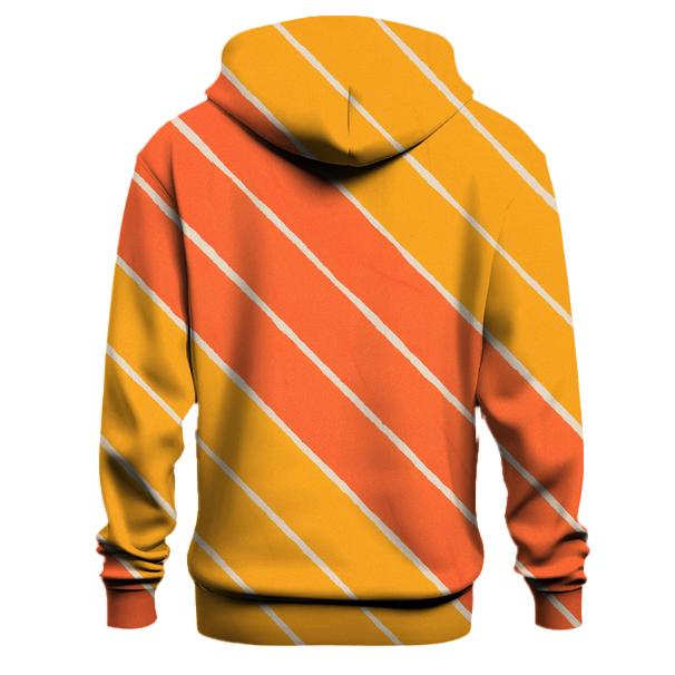 Diagonal Arashi Sunset lightweight hoodies