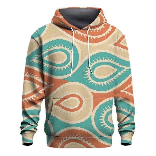 Feathered Paisley Wave hoodie designs