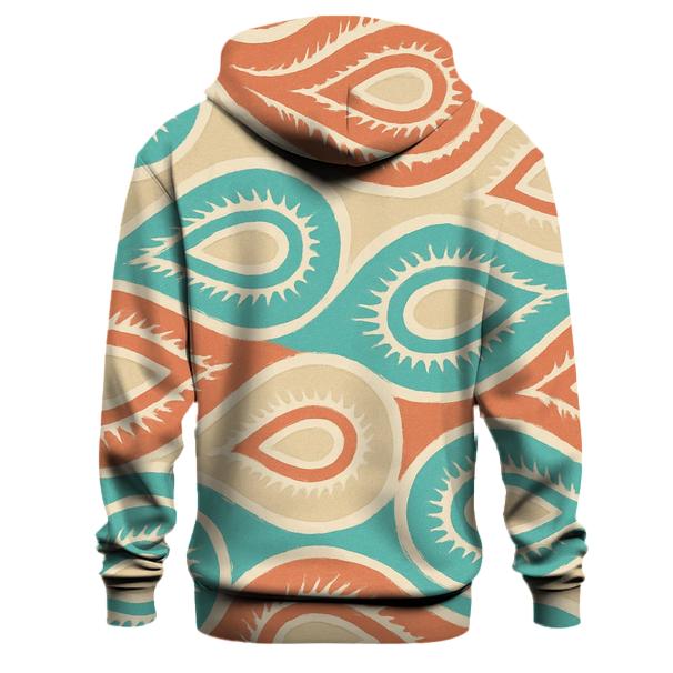 Feathered Paisley Wave hoodie designs