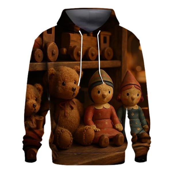 Toy Workshop Shelf printed hoodies