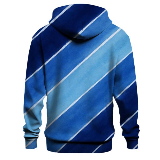 Indigo Pole Wrap zip-up hoodies