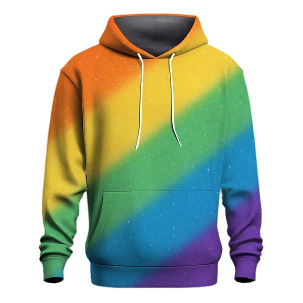Diagonal Rainbow Bands custom hoodies