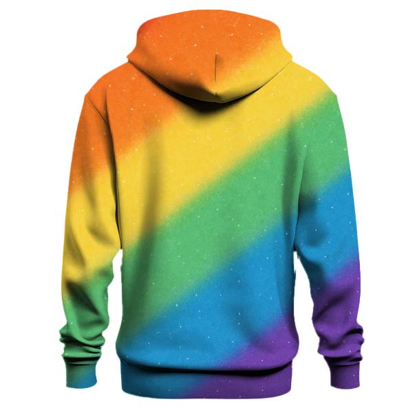 Diagonal Rainbow Bands custom hoodies