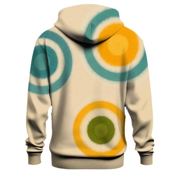 Bullseye Cluster Trio embroidered hoodies