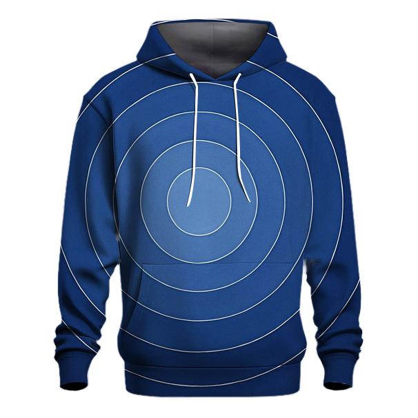 Monochrome Indigo Halo pullover hoodies
