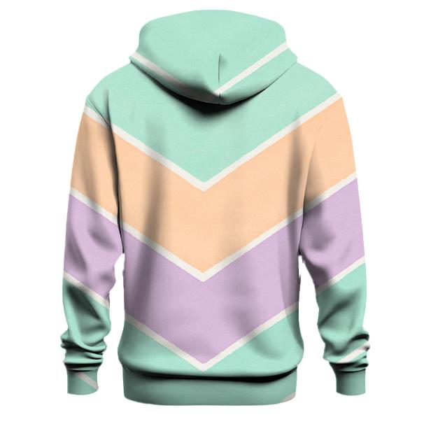 Pastel Chevron Steps designer hoodies
