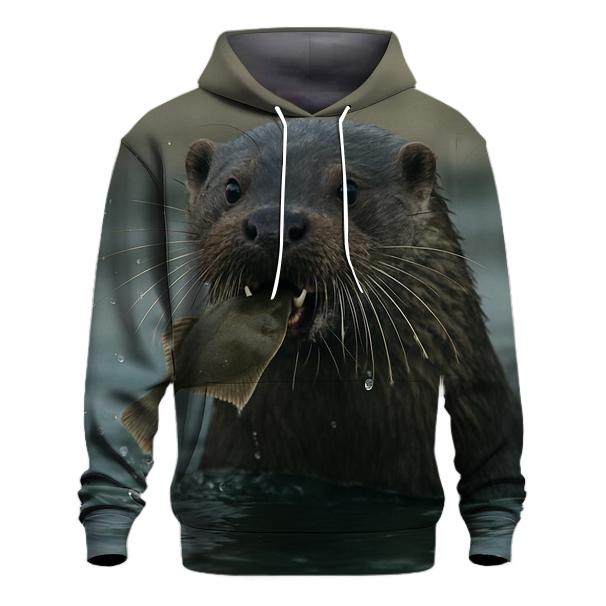 Estuary Hunt Eurasian Otter hoodie styles