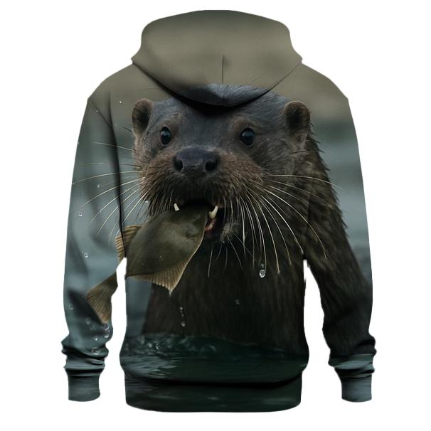 Estuary Hunt Eurasian Otter hoodie styles