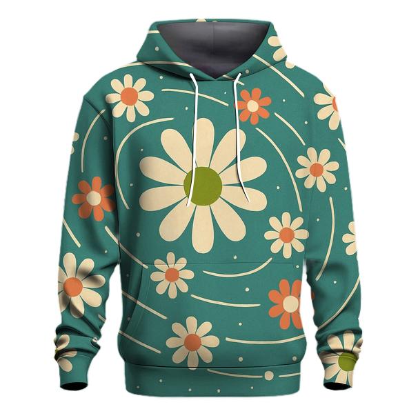 Funky Flower Orbit lightweight hoodies