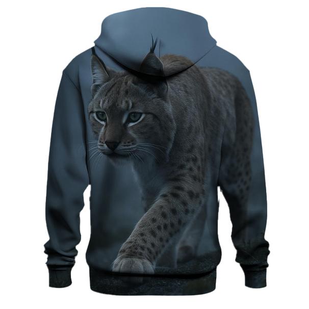 Mist Ledge Stalker — Eurasian Lynx zip-up hoodies