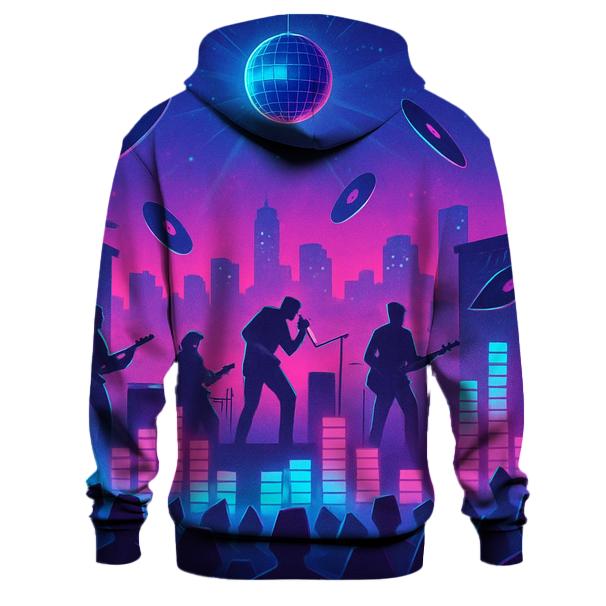 Neon Stage Echo graphic hoodies