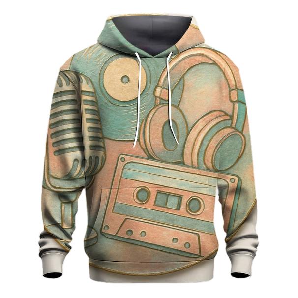 Beat Circle Collage printed hoodies