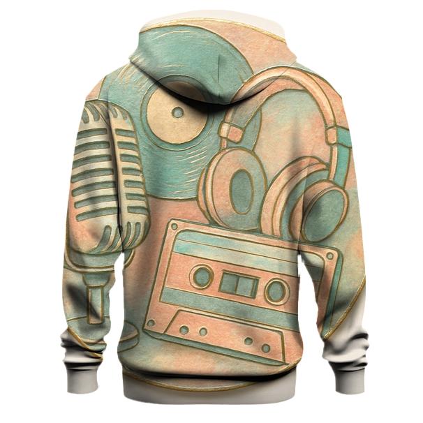 Beat Circle Collage printed hoodies