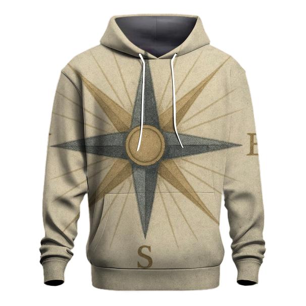 Inner Compass embroidered hoodies