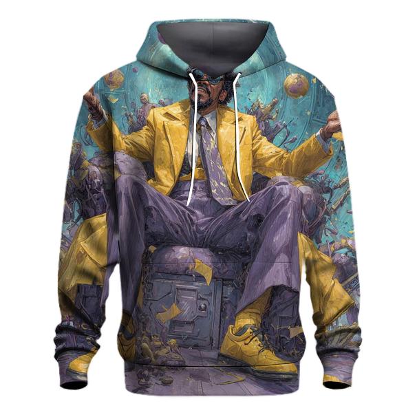 Jeff Goldblum: Cosmic Curator Of Playful Omnipotence printed hoodies