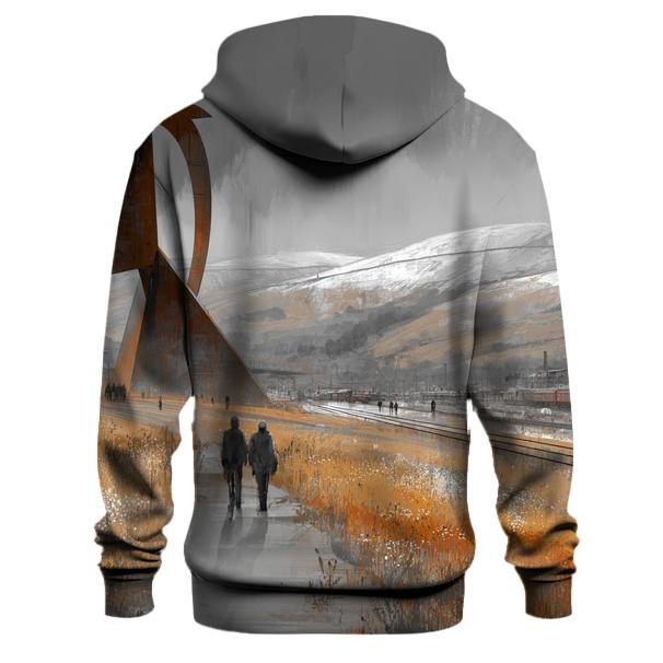 Angel Of The North - Gateshead zip-up hoodies