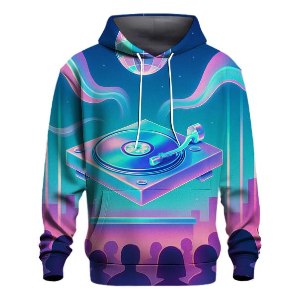 Holographic Stagewave pullover hoodies
