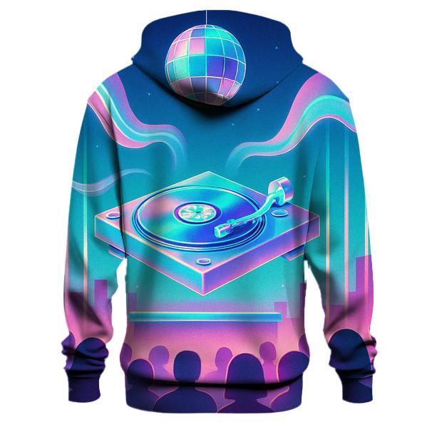 Holographic Stagewave pullover hoodies
