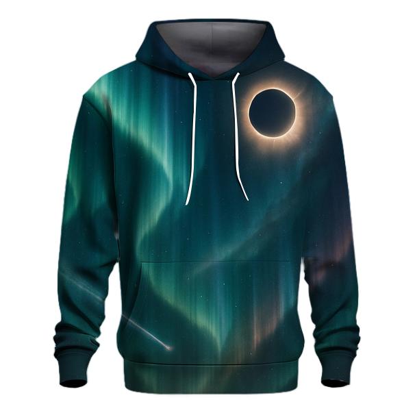 Auroral Ribbon Halo zip-up hoodies