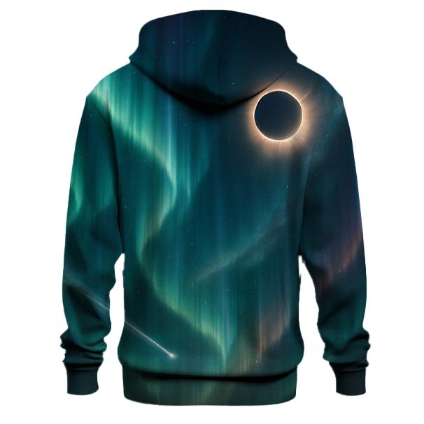 Auroral Ribbon Halo zip-up hoodies