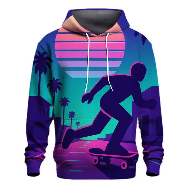 Chrome Sunset Skate printed hoodies