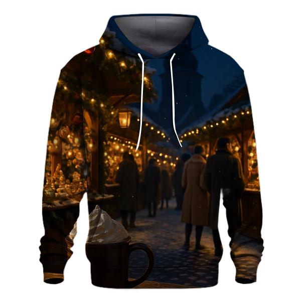 Starlit Market Merriment zip-up hoodies