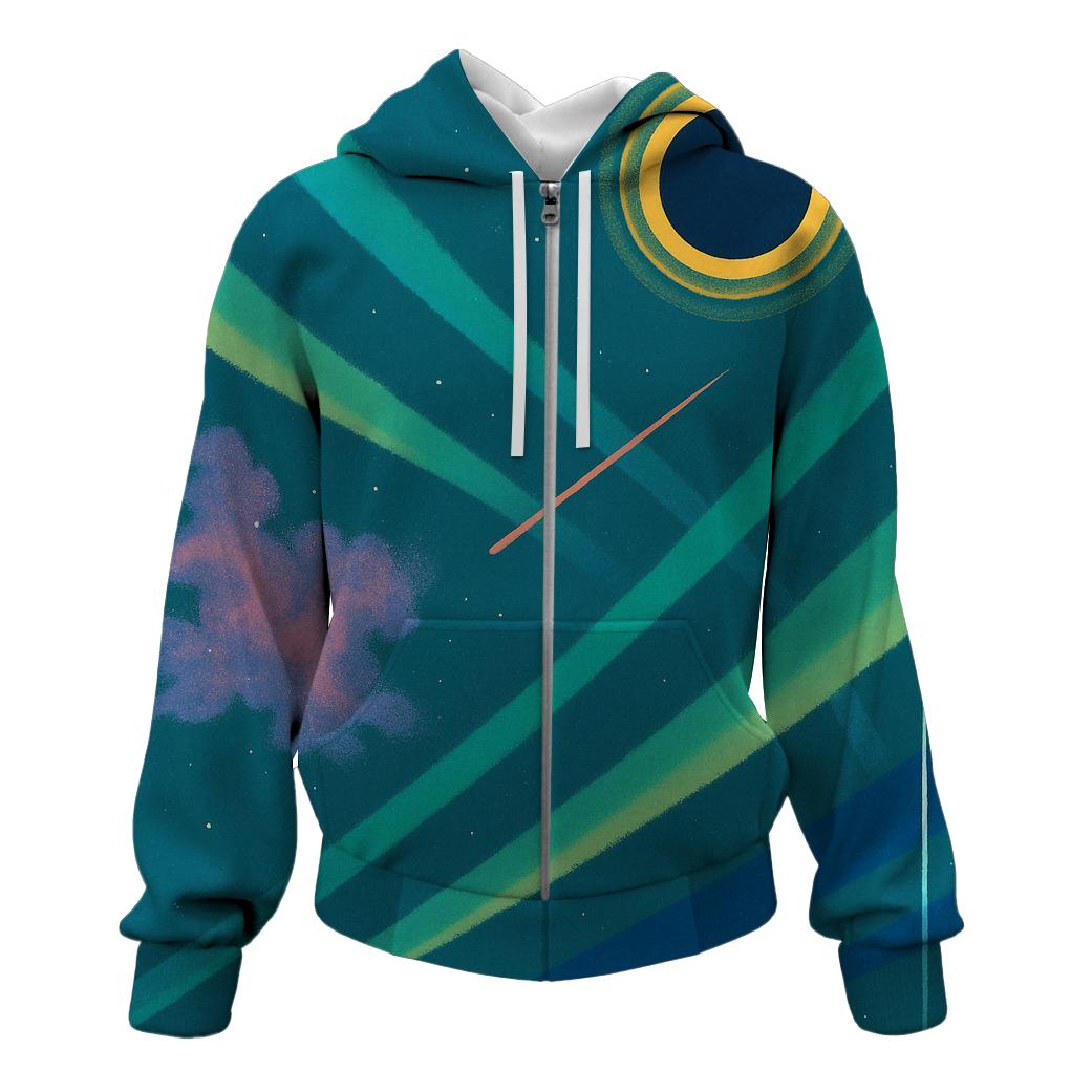 Auroral Jet Fan custom hoodies