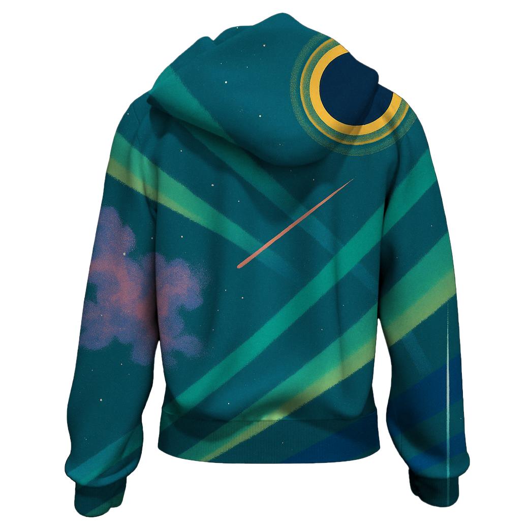 Auroral Jet Fan custom hoodies