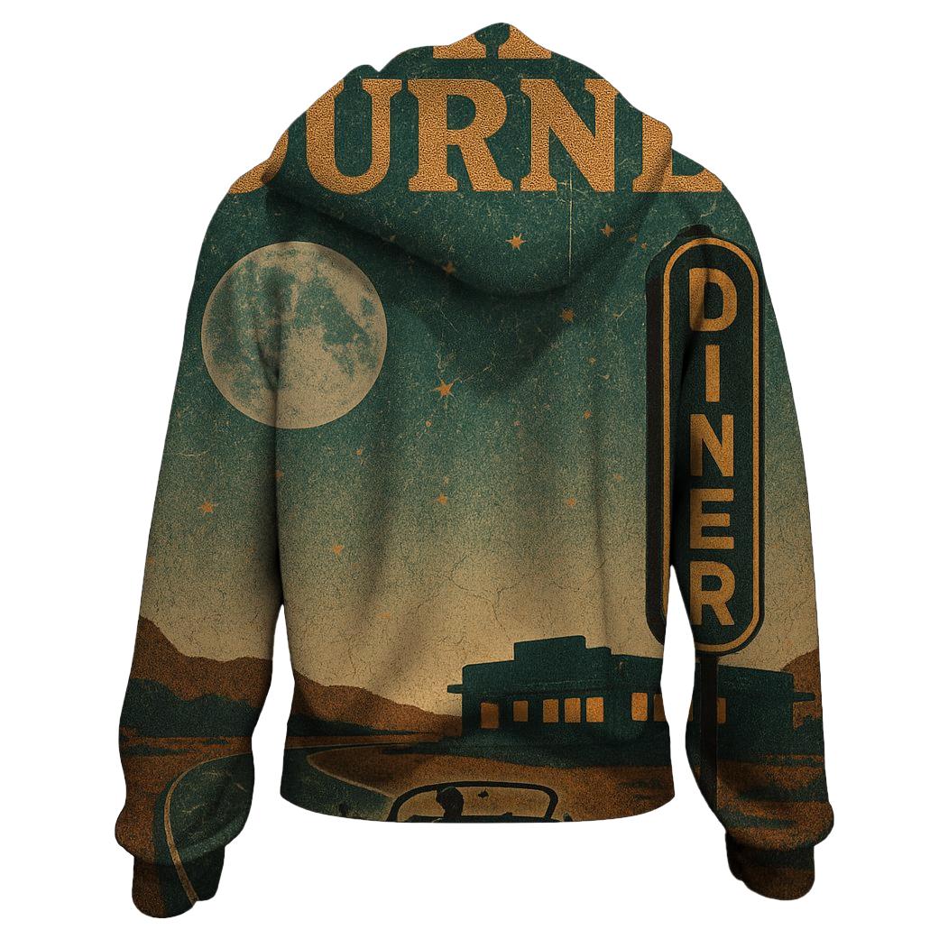 Starlit Route Sixty One Poster graphic hoodies