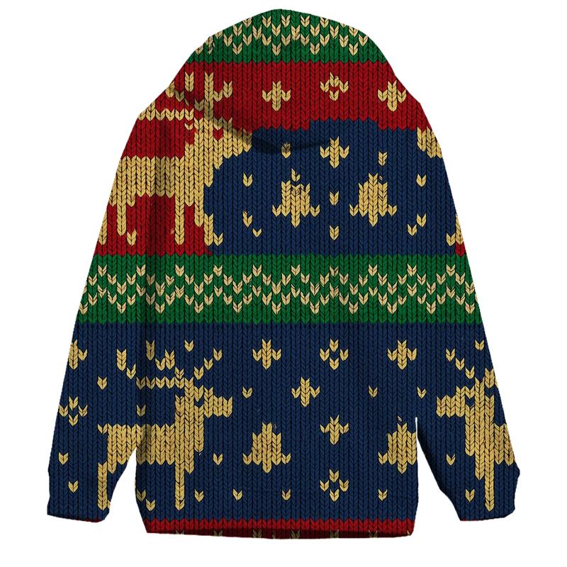 Tinsel Trotter Patchwork Design zip-up hoodies