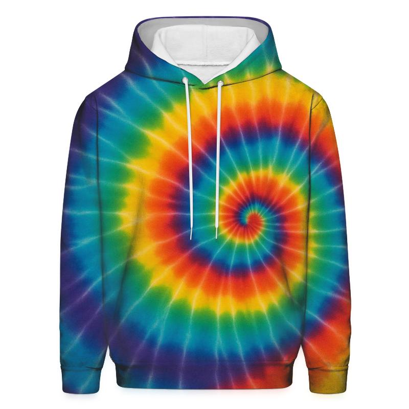 Spiral Rainbow Bullseye hoodies fashion