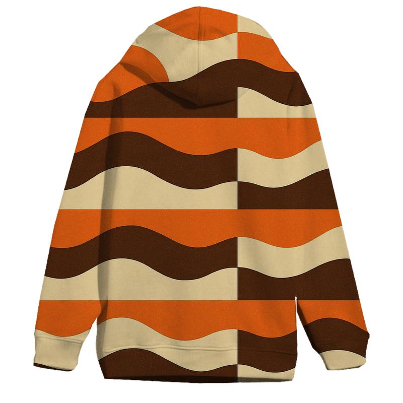 Sunset Groove Tiles pullover hoodies