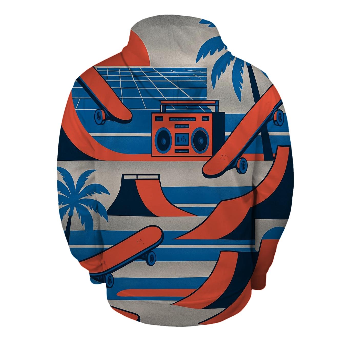 Chromed Sunset Skatepark hoodie styles