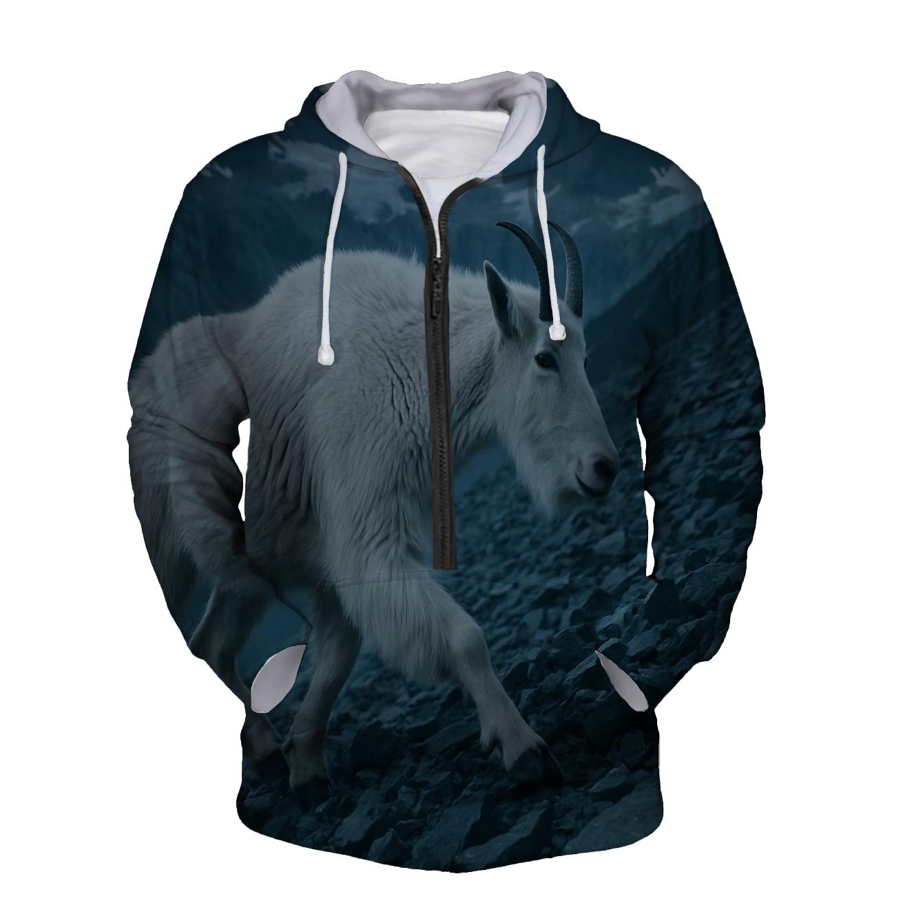 Scree Traverse — Alpine Mountain Goat designer hoodies