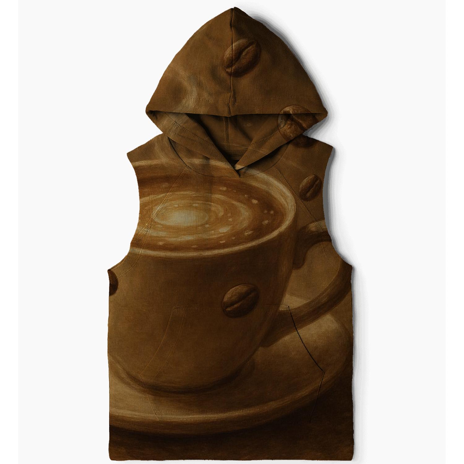 Orbital Latte Bloom zip-up hoodies