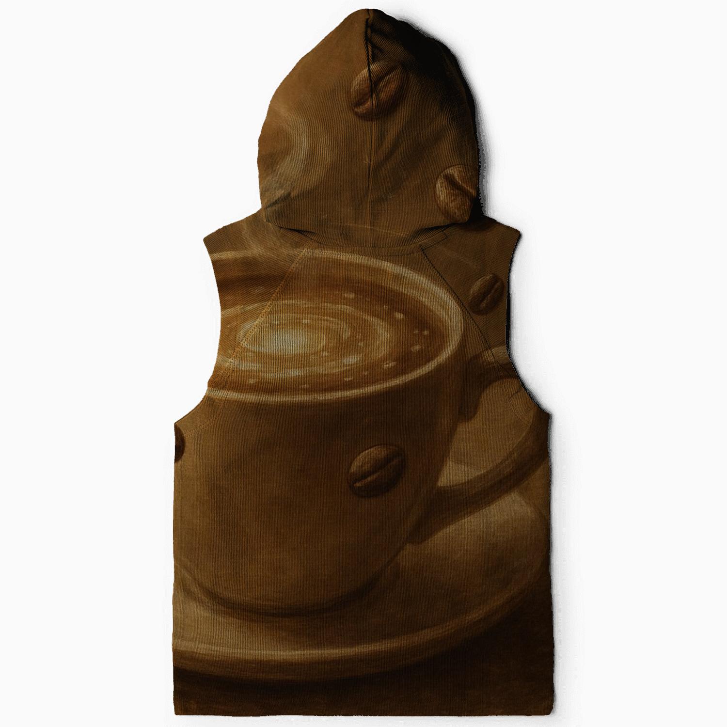 Orbital Latte Bloom zip-up hoodies