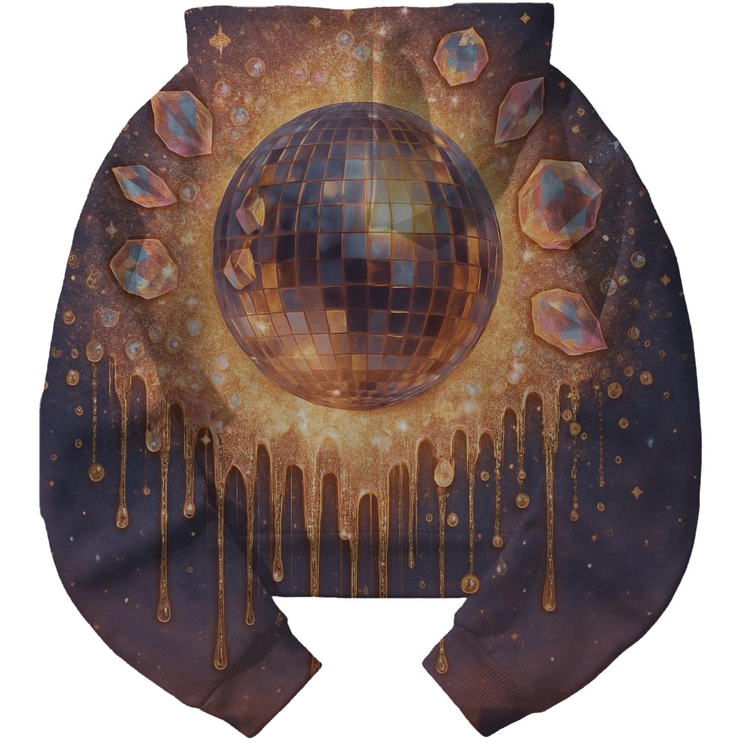 Gilded Nebula Halo embroidered hoodies