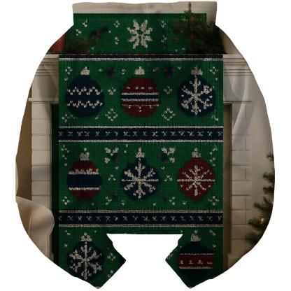 Ornament Snowflake Patchwork Design custom hoodies