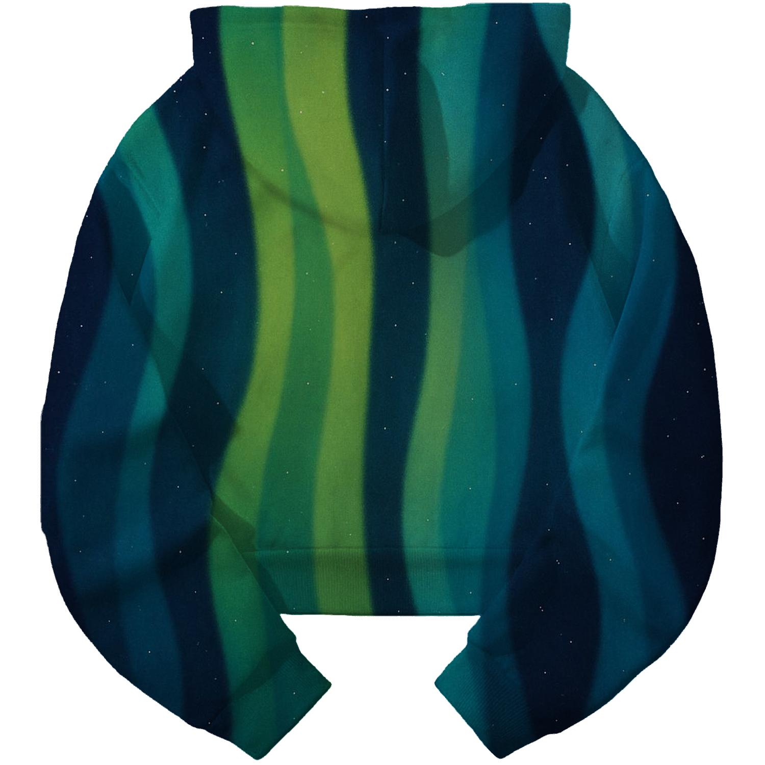 Aurora Ribbon Cascade heavyweight hoodies