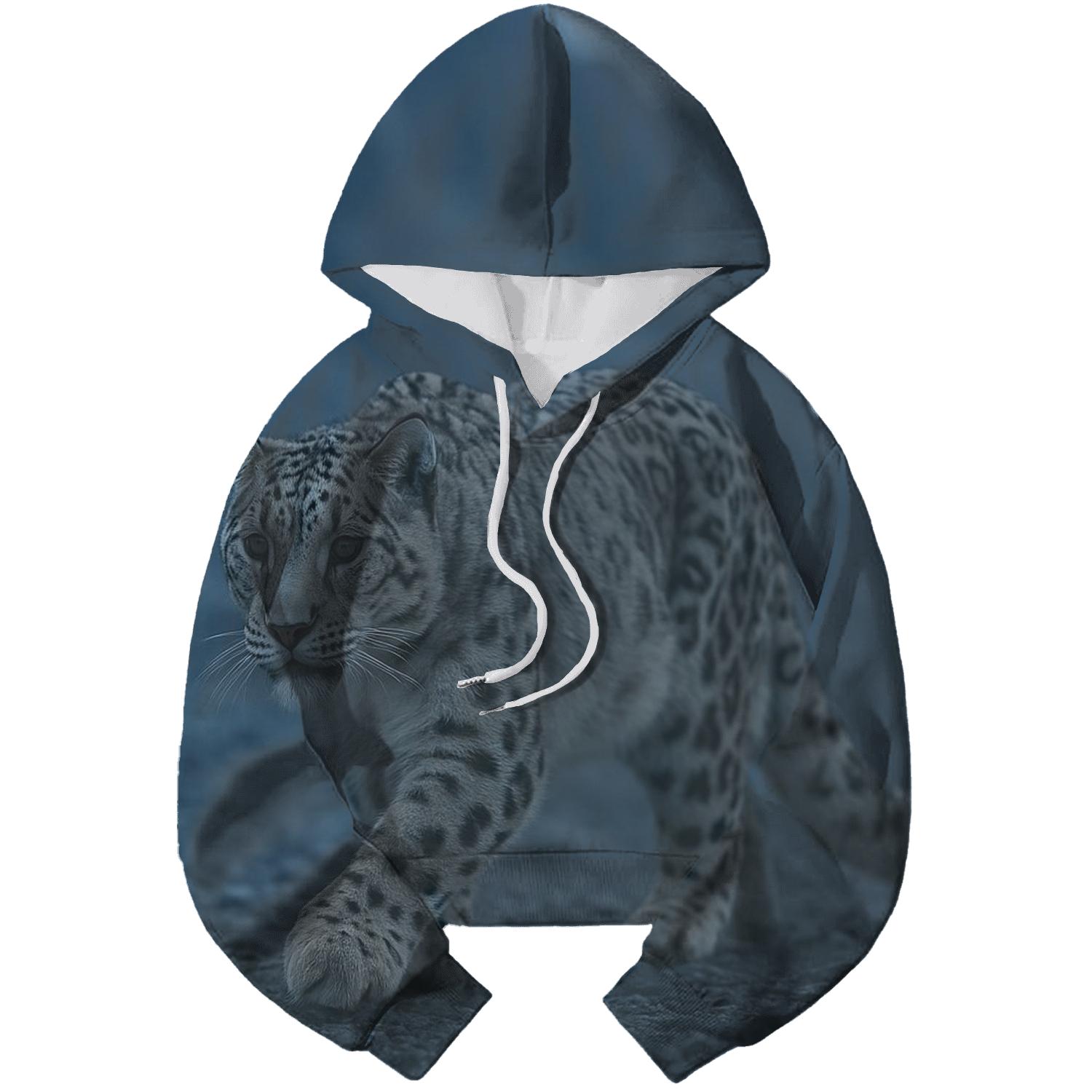 Ridge Ghost — Snow Leopard designer hoodies