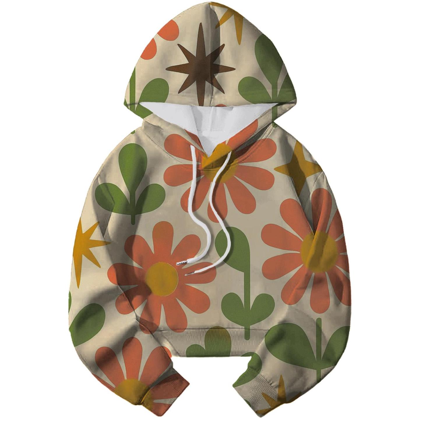 Funky Geometric Garden hoodies fashion