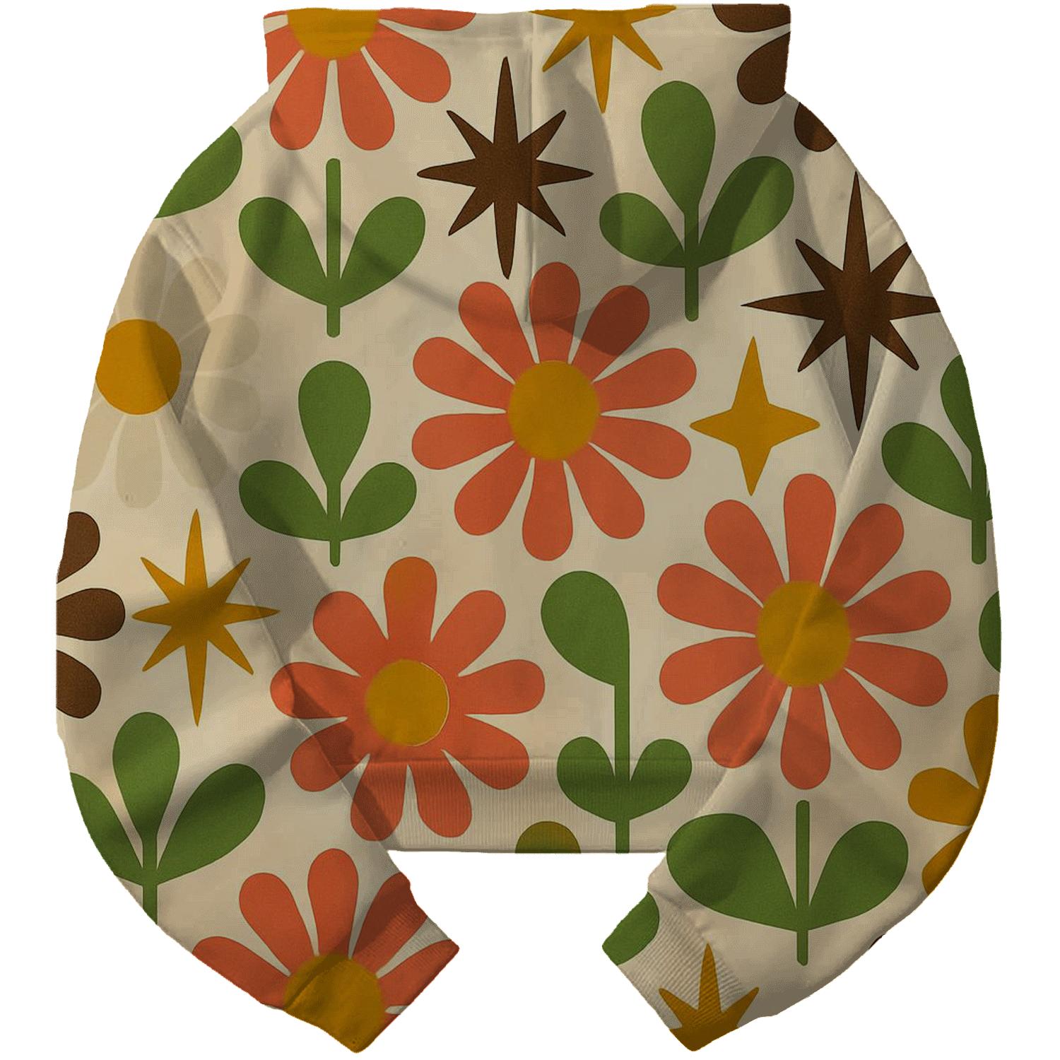 Funky Geometric Garden hoodies fashion