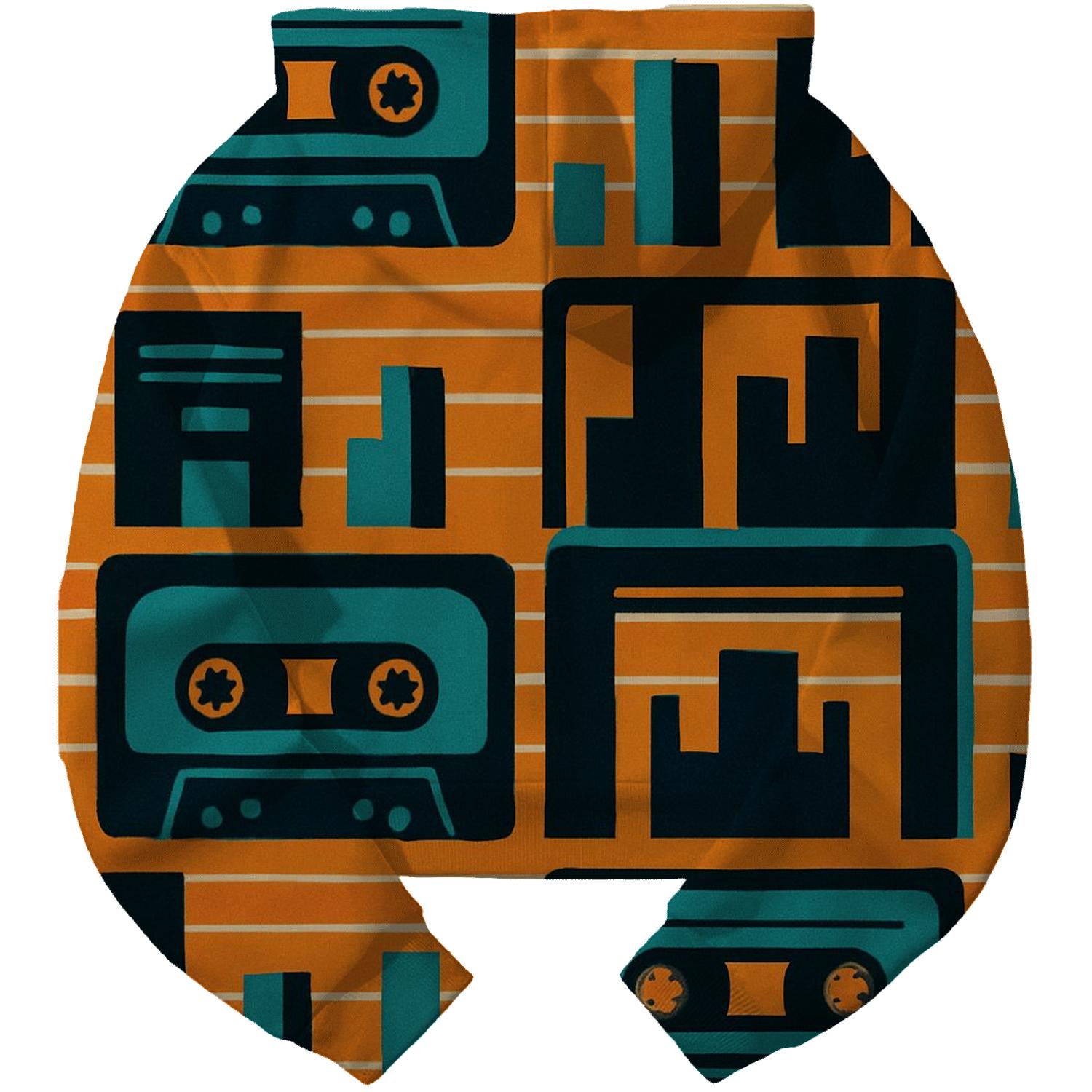 Cassette City Stripes designer hoodies