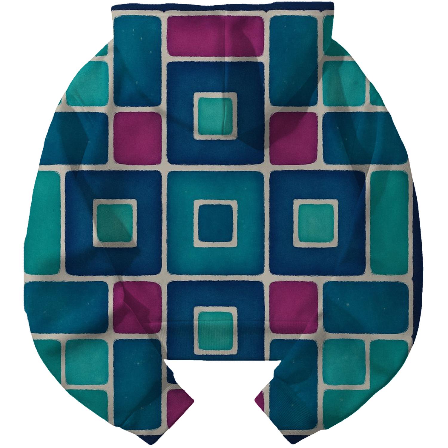 Itajime Cosmic Grid pullover hoodies