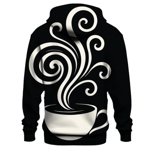 Latte Swirl Symphony lightweight hoodies