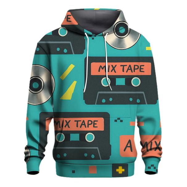 Chromed Cassette Mosaic premium hoodies
